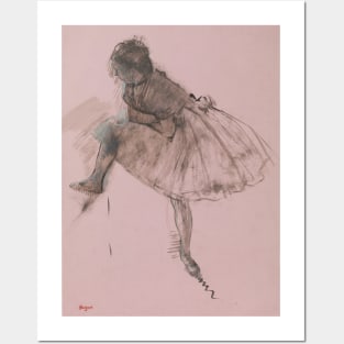 Study of a Ballet Dancer (recto); Two Studies of Dancers (verso) Posters and Art